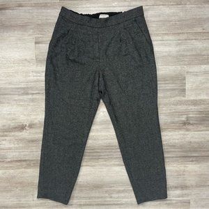 Aritzia Babaton Cohen Pant Wool Heather Dark Charcoal Size 12